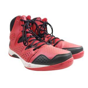 Under Armour Mens Size 12 High-Top Basketball Shoes Red/Black